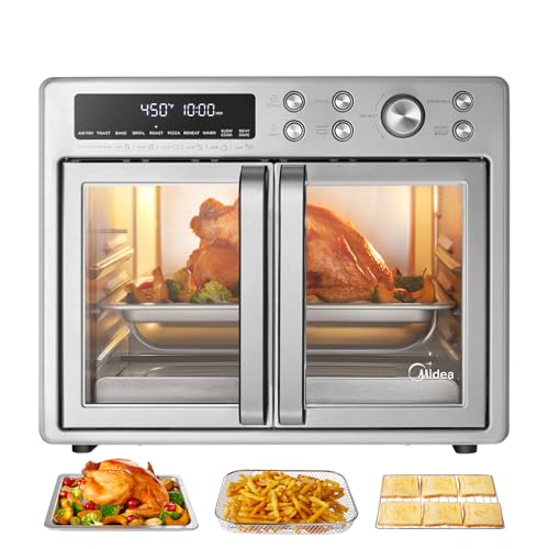 Air Fryer Toaster Oven Combo 26.4 QT 10-in-1