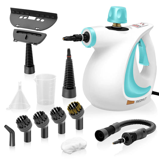 12-in-1 Handheld Steam Cleaner – Powerful Chemical-Free Multi-Surface Steamer for Kitchen, Appliances, Car & Home Cleaning