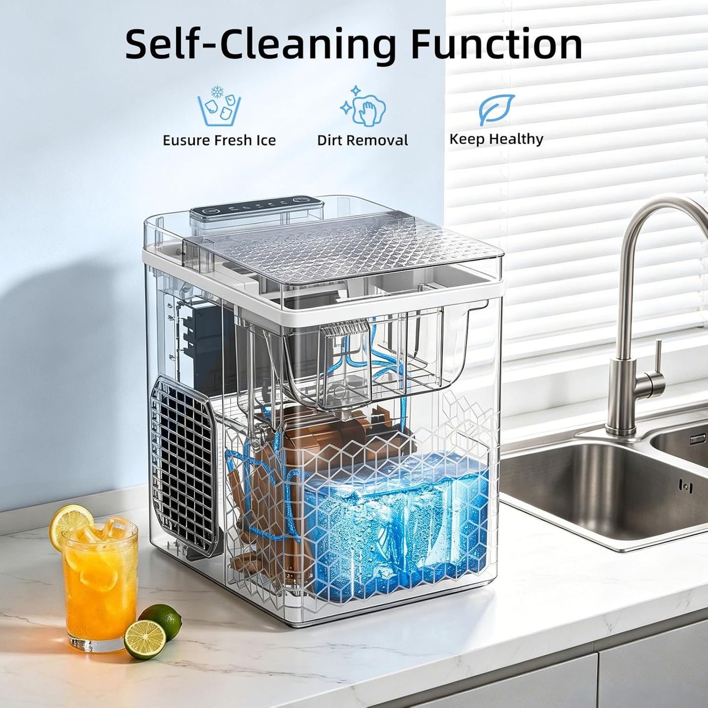 27Lbs/24H Countertop Bullet Ice Maker IM5812V