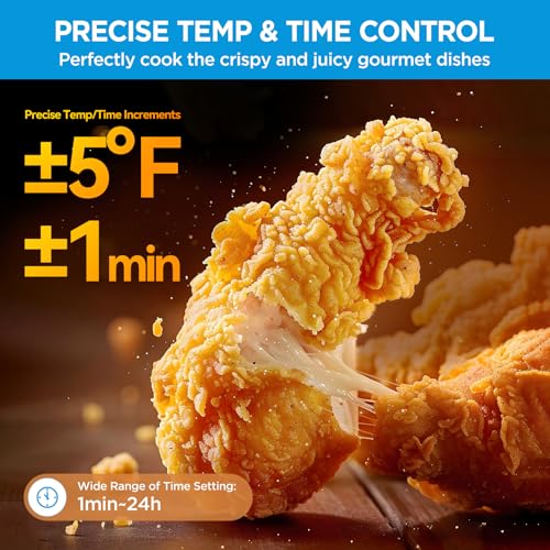 Air Fryer Toaster Oven Combo 26.4 QT 10-in-1