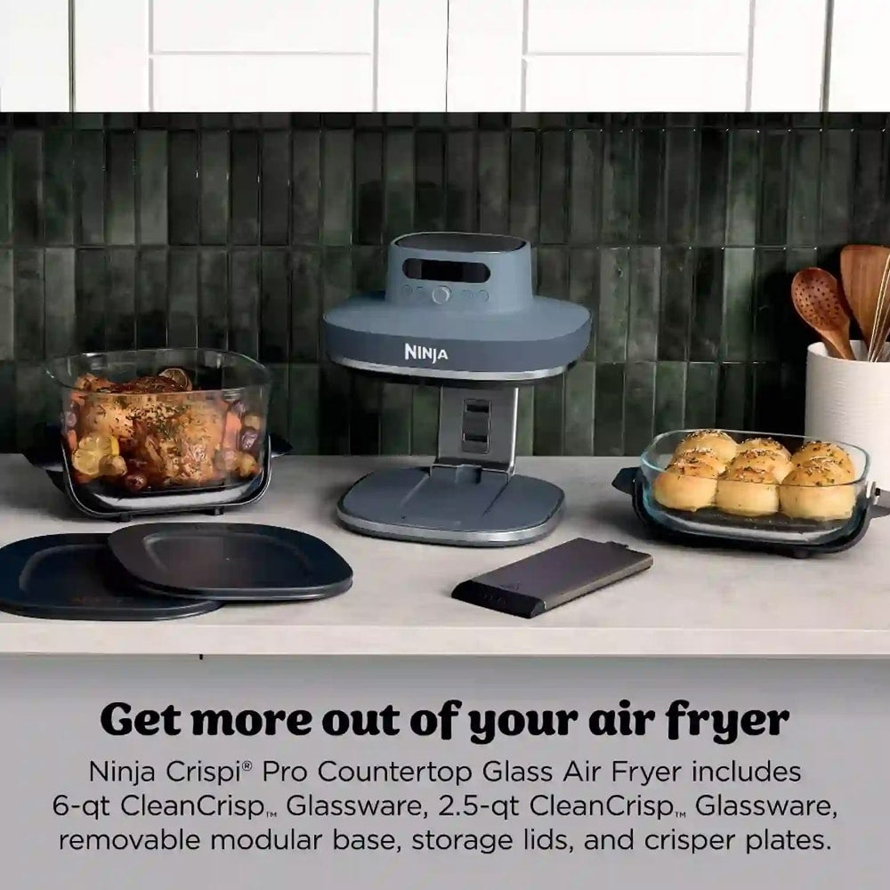 Ninja Crispi Pro 6-in-1 Glass Countertop Air Fryer - AS101