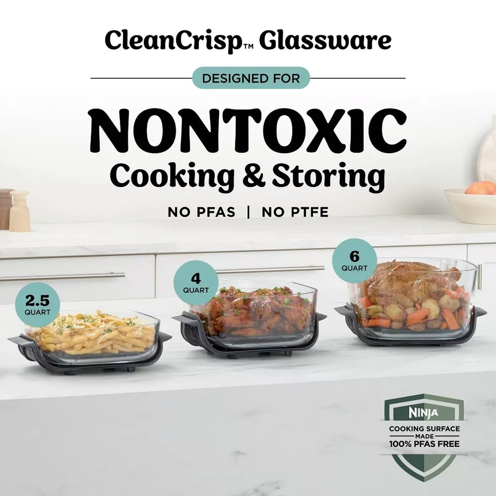 Ninja Crispi Pro 6-in-1 Glass Countertop Air Fryer - AS101