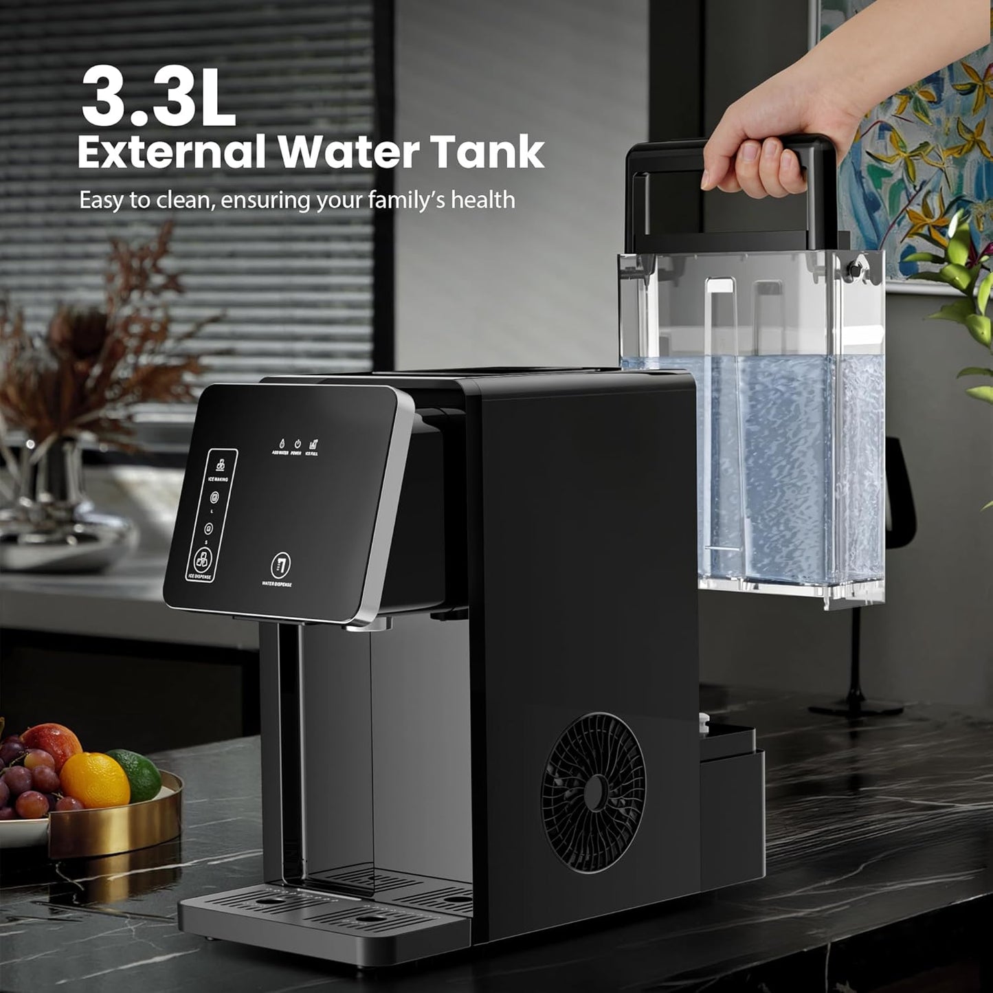 Kismile Countertop Nugget Ice Maker 58015RIM0