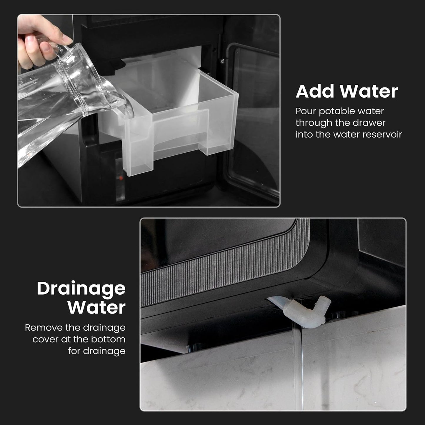 Kismile Clear Square Ice Cubes Maker 58003RIM0
