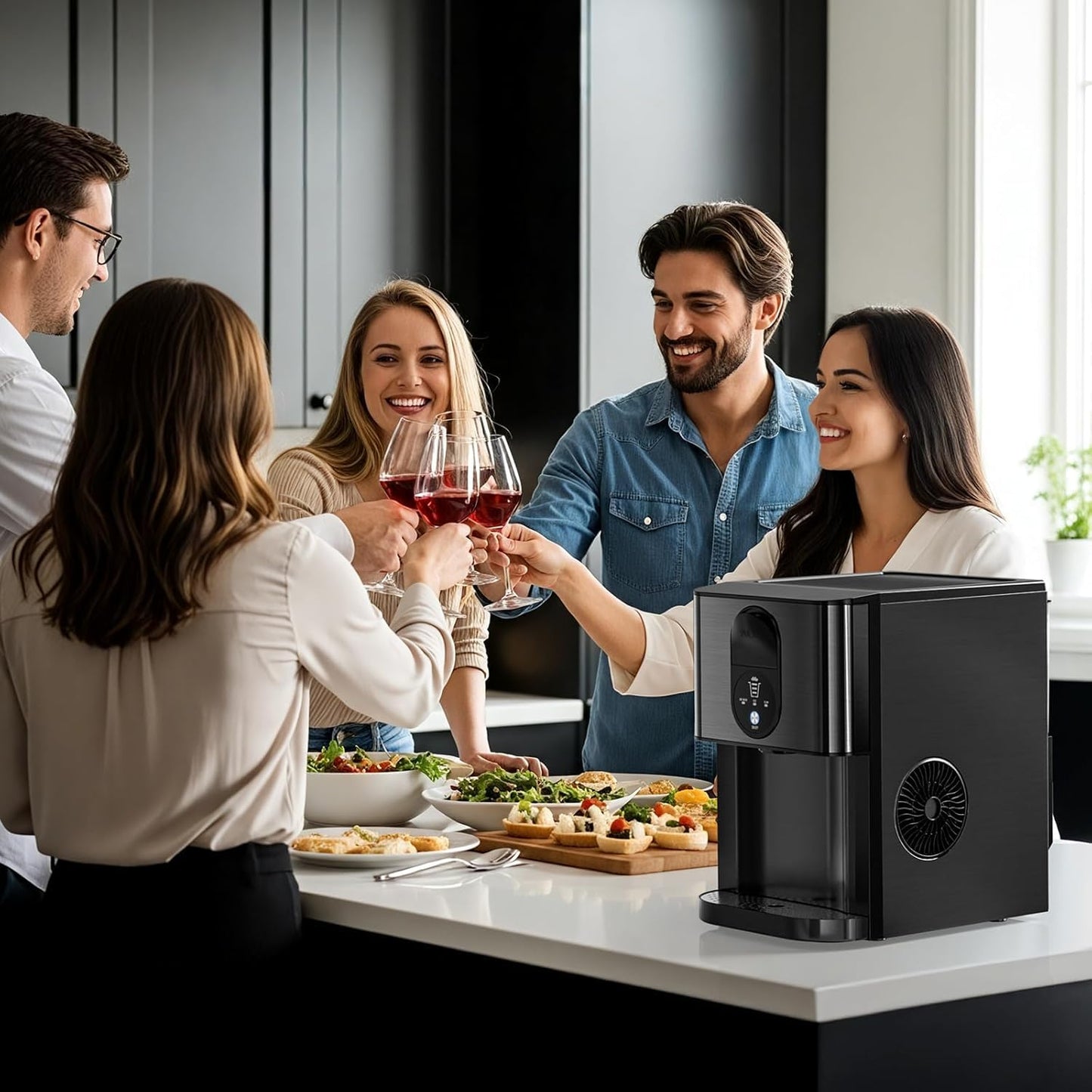 Kismile Countertop Nugget Ice Maker 58015RIM0