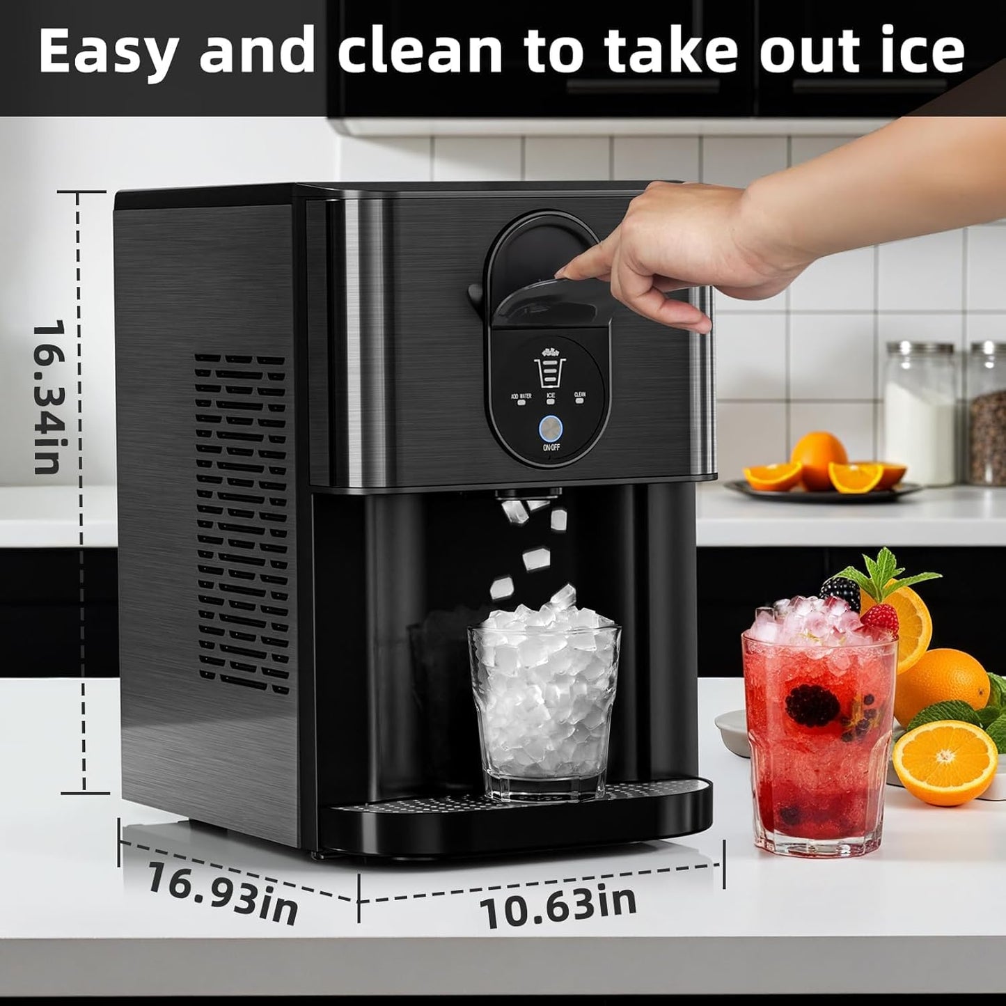 Kismile Countertop Nugget Ice Maker 58015RIM0