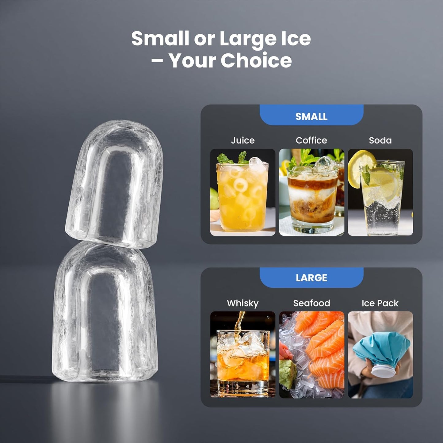 Kismile Ice Makers Countertop 58212RIM0