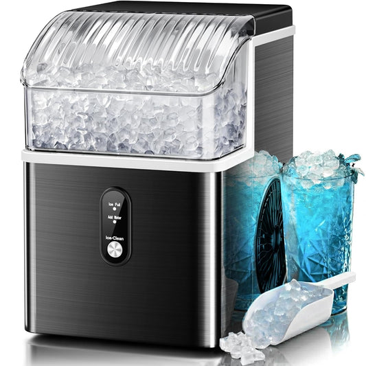 Kismile Nugget Ice Makers Countertop IM5815NB