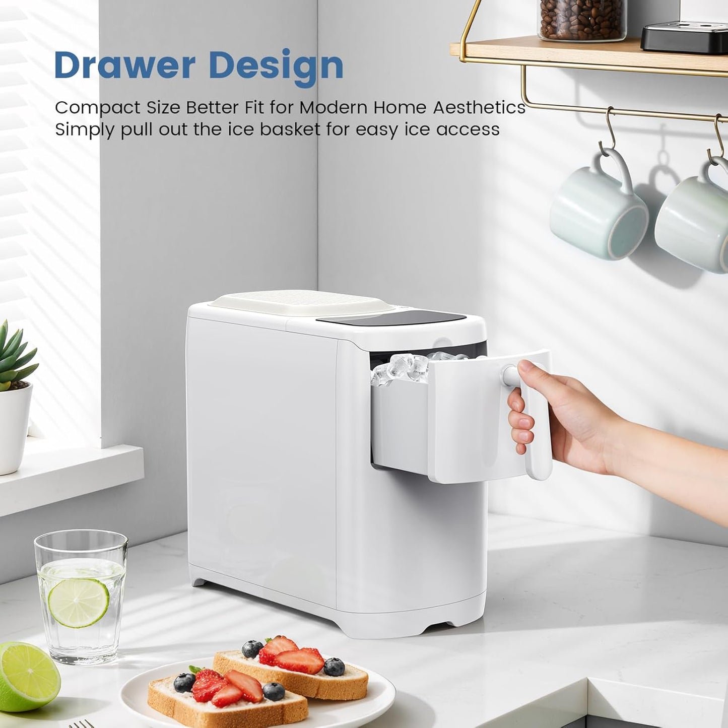 Kismile Portable Countertop Ice Maker 11015RIM0