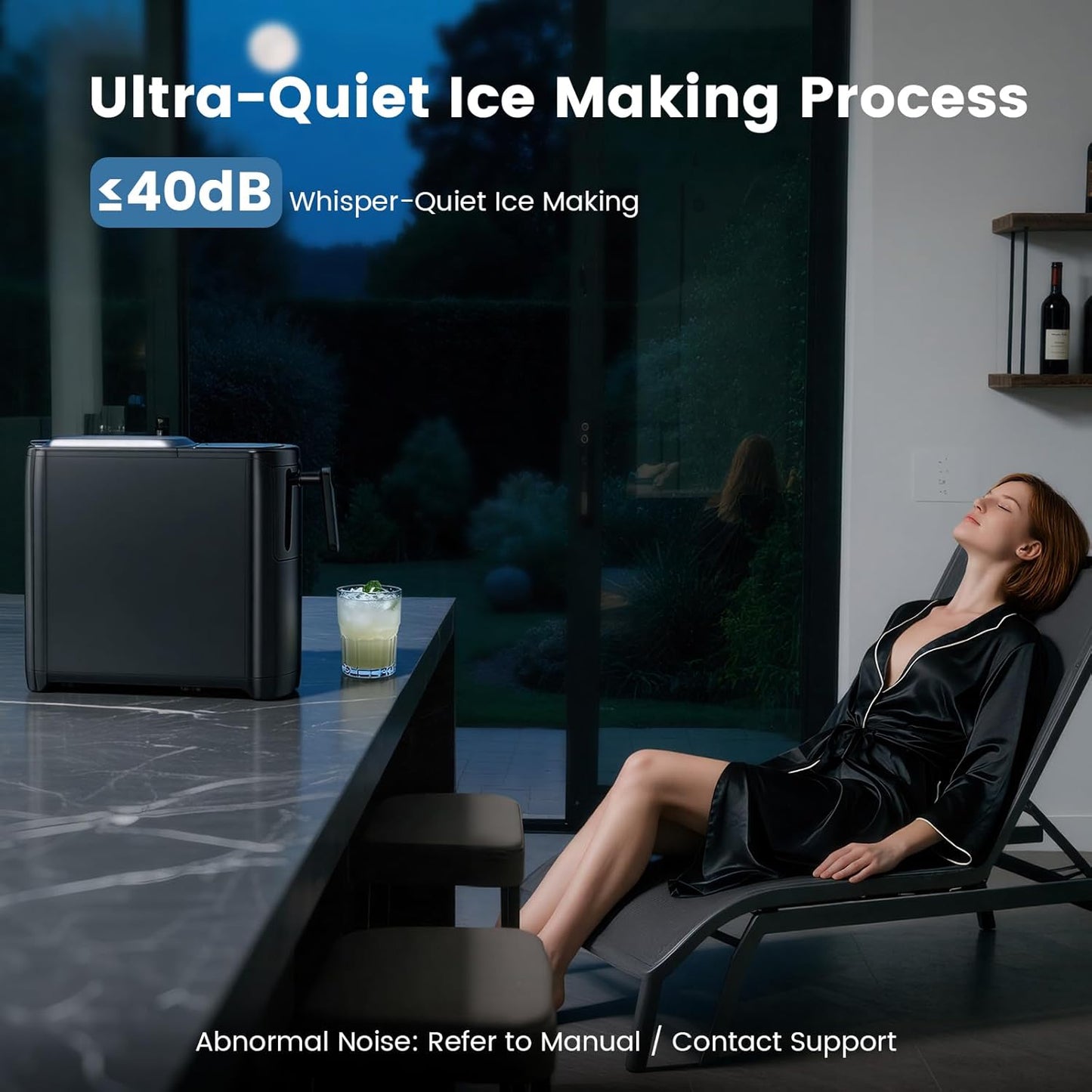 Kismile Portable Countertop Ice Maker 11015RIM0