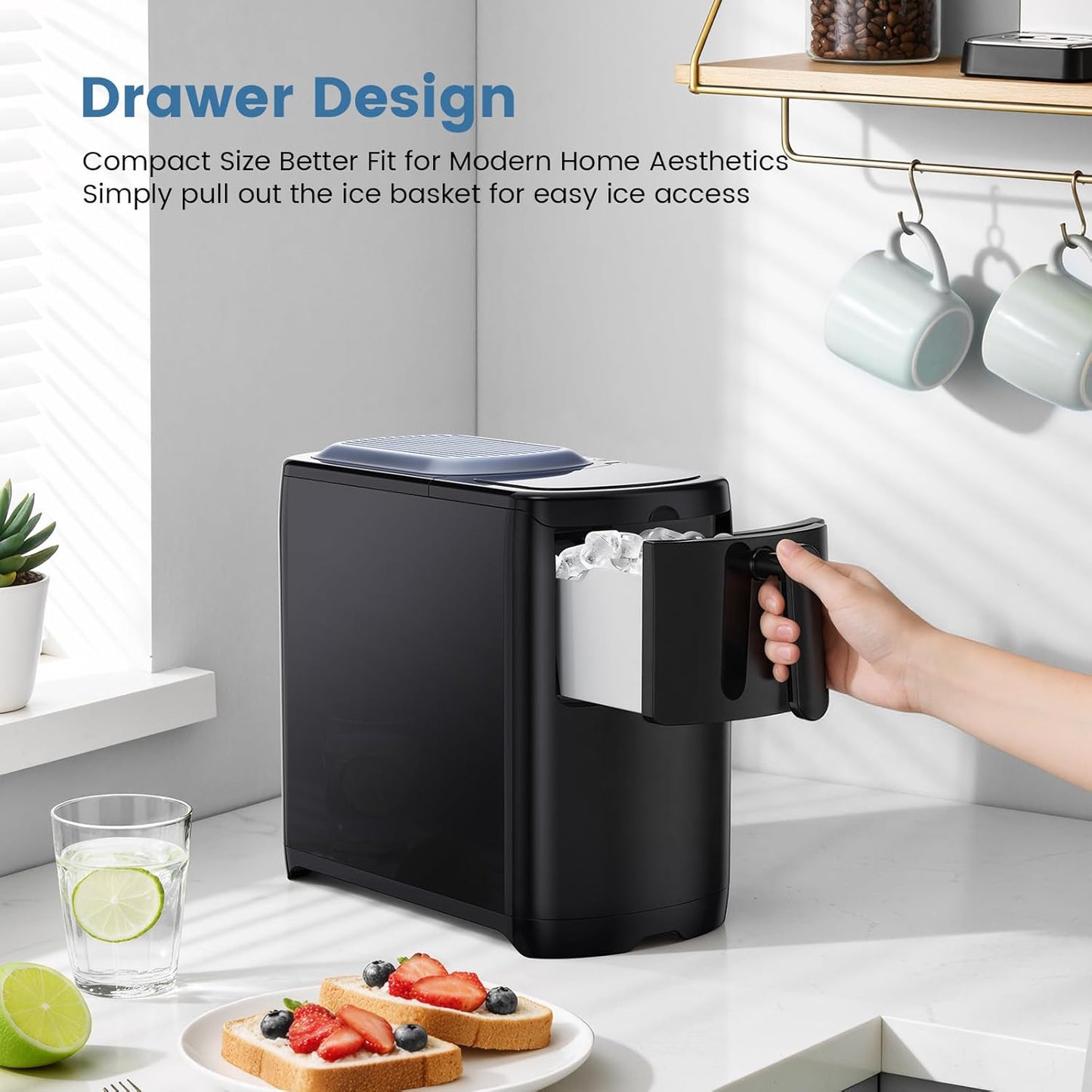 Kismile Portable Countertop Ice Maker 11015RIM0
